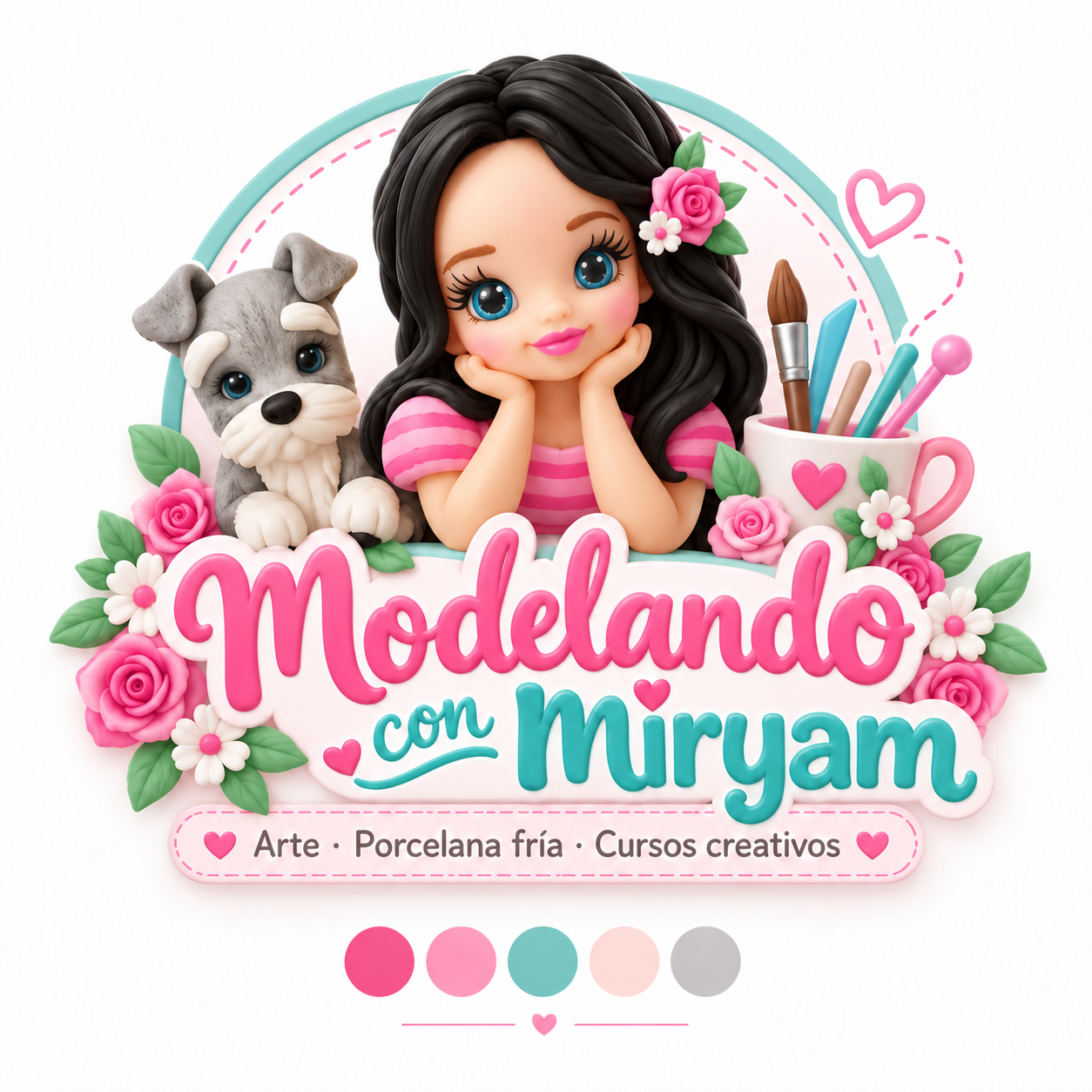 Modelando con Miryam